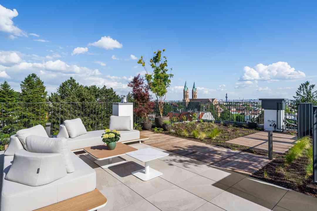 Фотография: Dachterrasse mit Wienblick