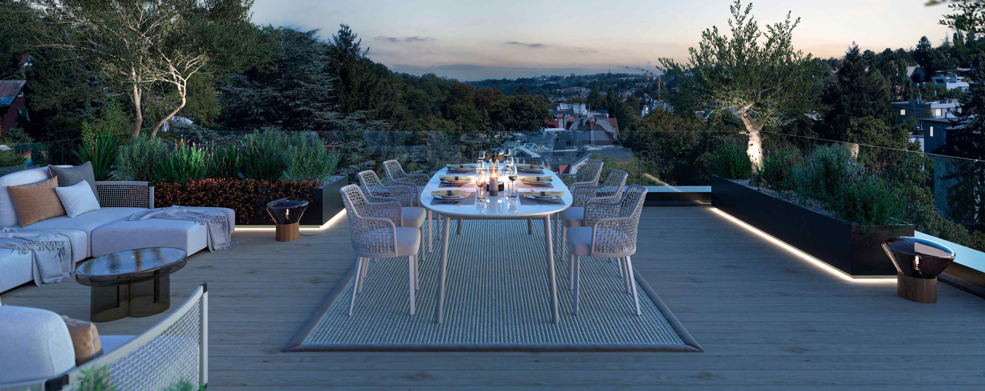 Foto: Penthouse mit großer Panorama-Terrasse