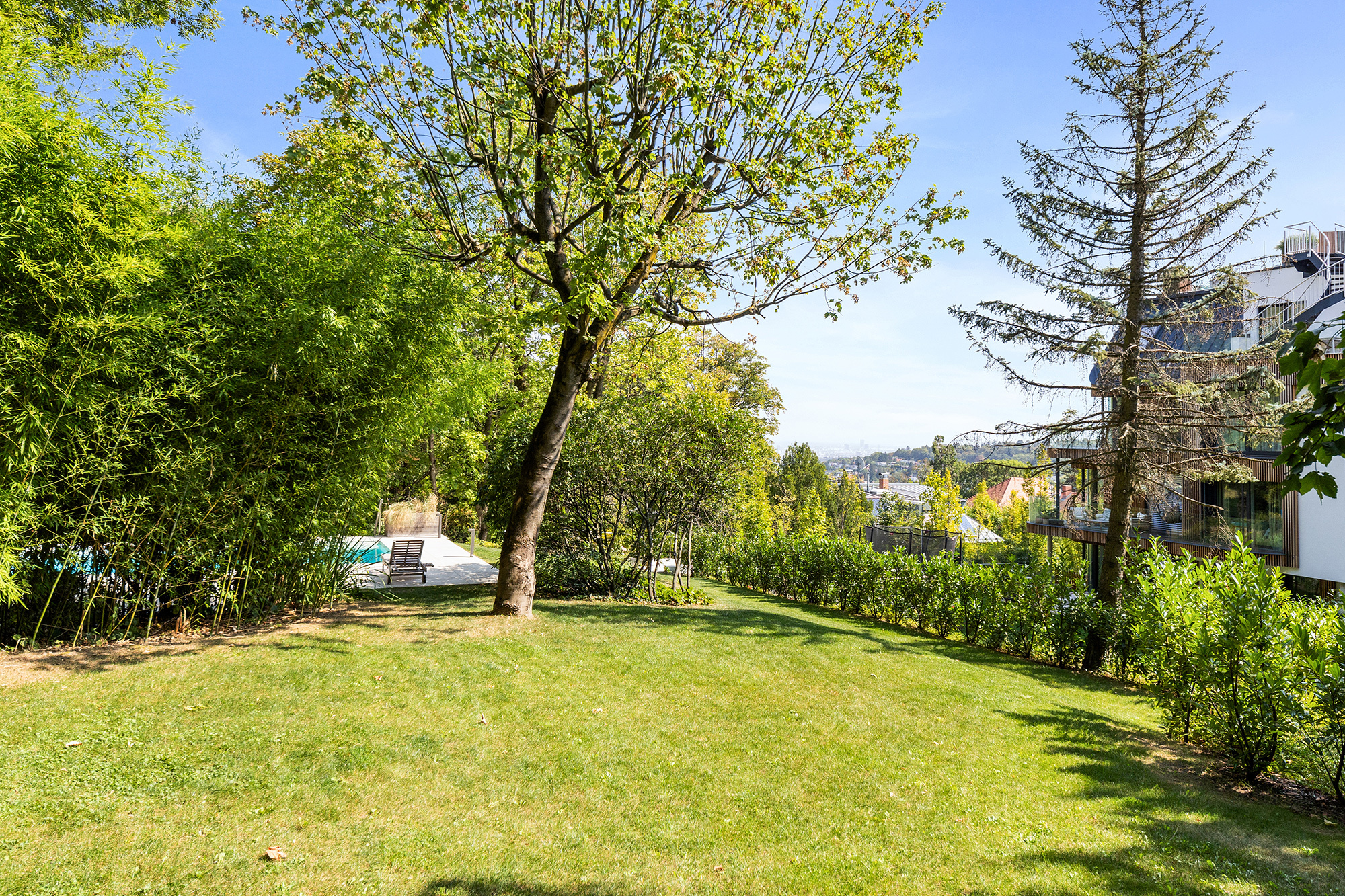 Garten (Allgemeinanlage) mit Wienblick vom Salettl Garten (Allgemeinanlage) mit Wienblick vom Salettl