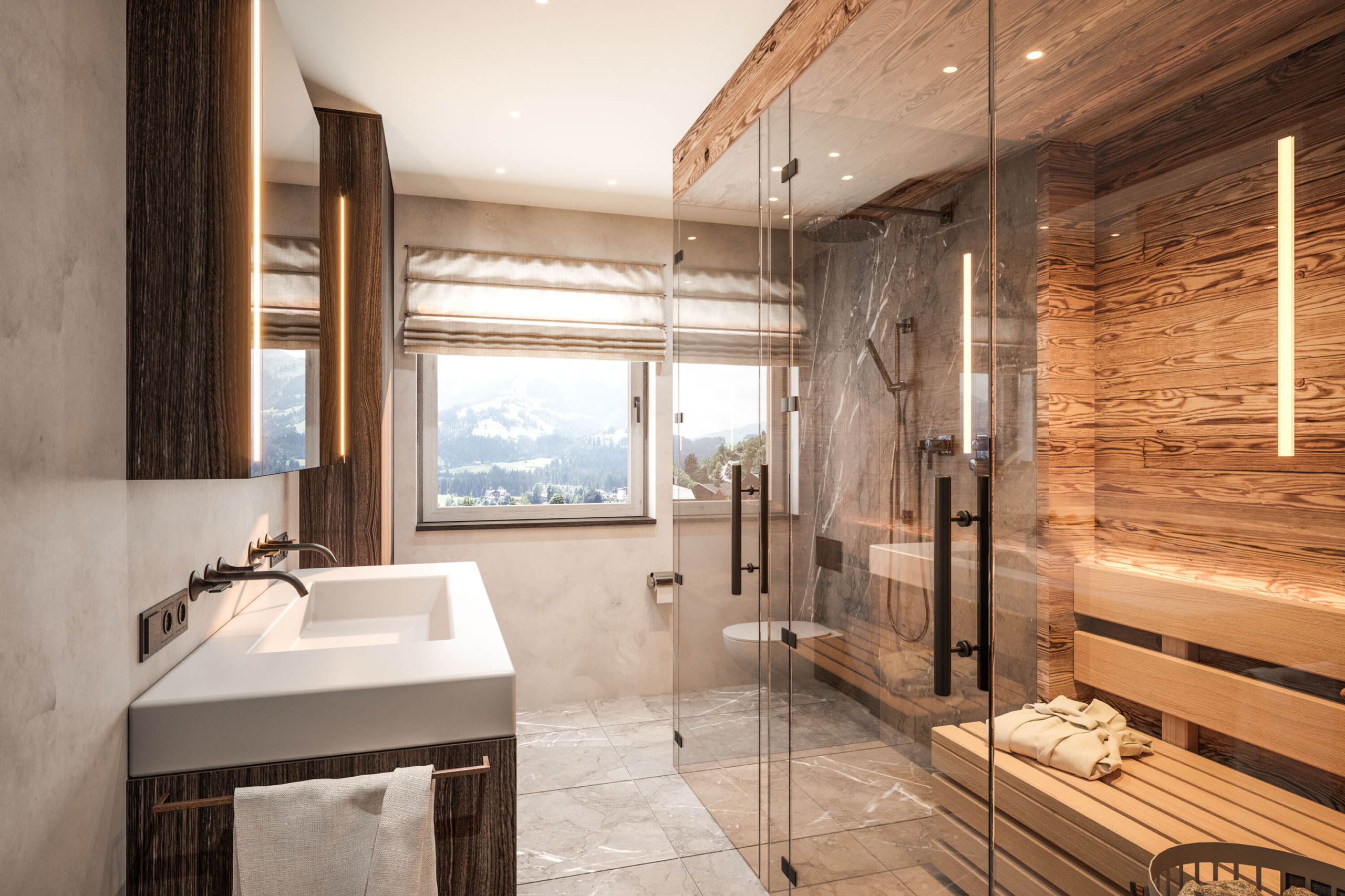 Bad mit Sauna Bad mit Sauna
