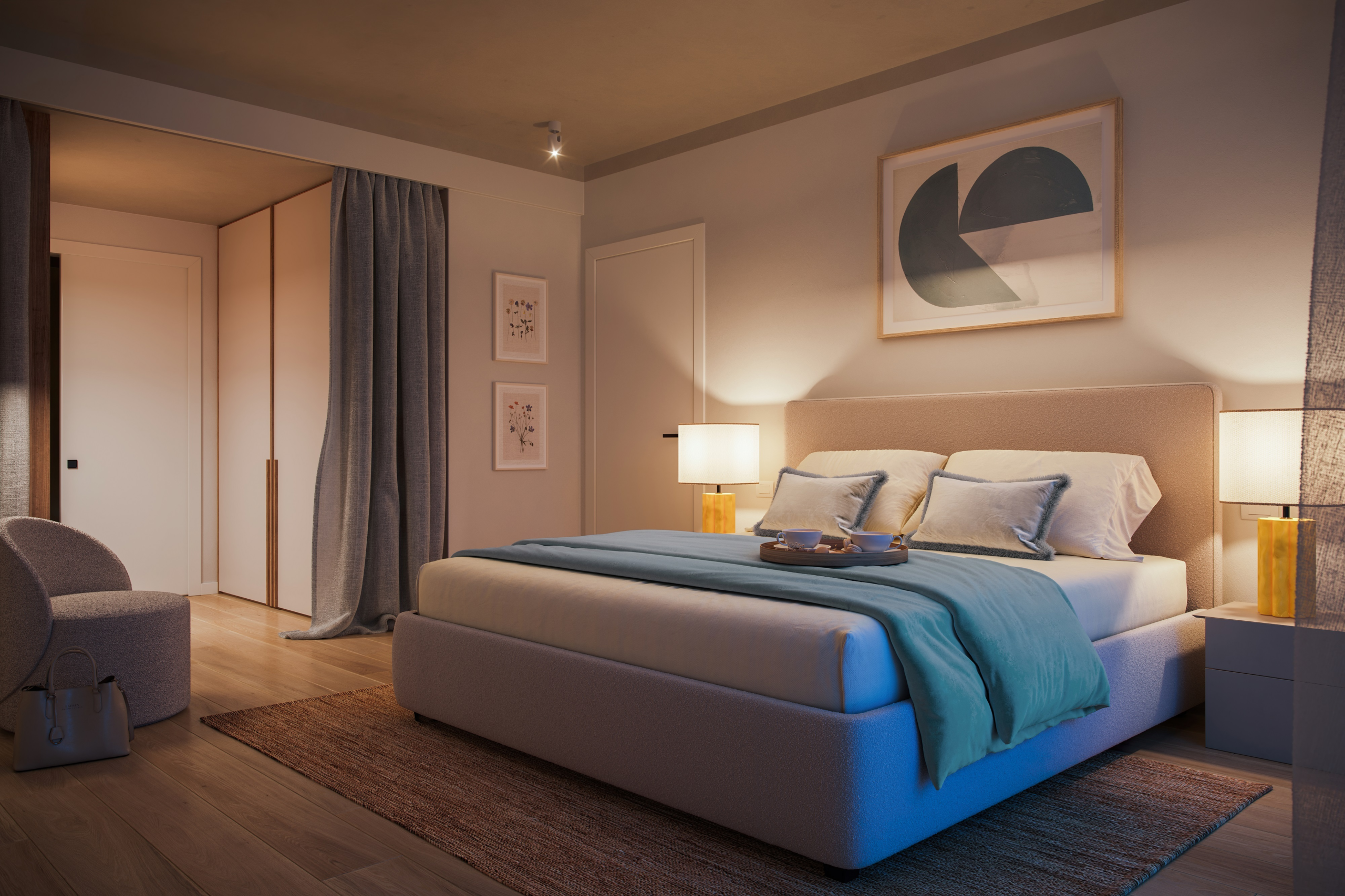 Schlafzimmer (Symbolbild) Schlafzimmer (Symbolbild)