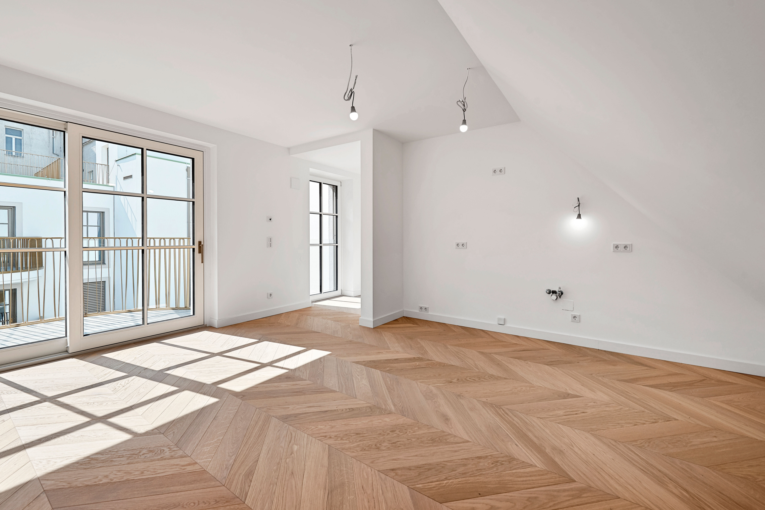 Wohnraum mit Küche Wohnraum mit Küche