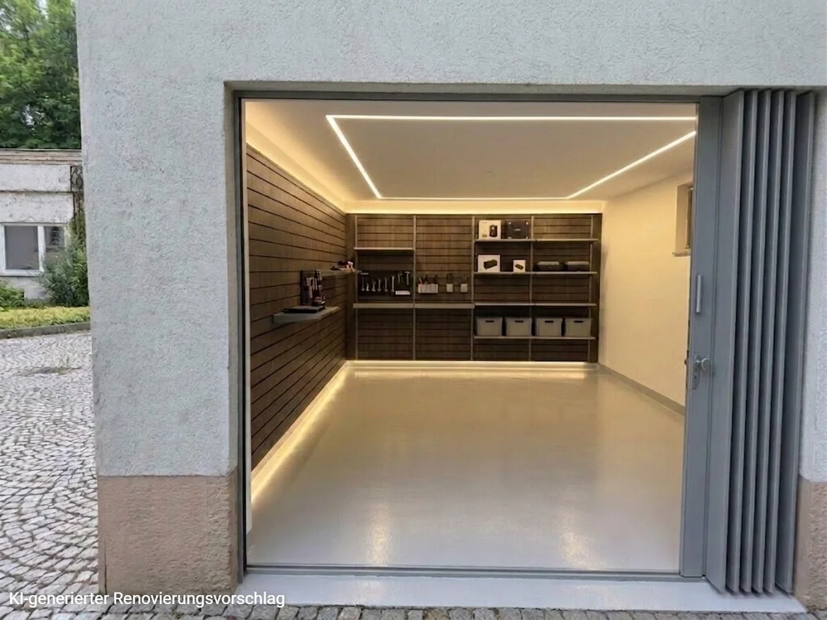 Garage renoviert Garage renoviert
